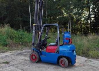 Wózek widłowy hangcha 2.5 gaz, 4.7 m, obrót 360