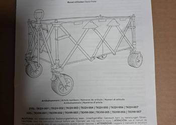 Wózek transportowy składany