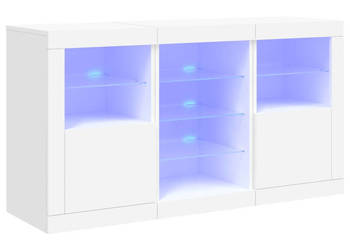 Szafka z oświetleniem LED biała 123x37x67 cm WM-3209079