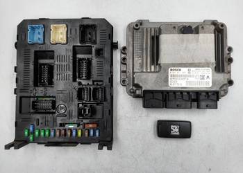 Sterownik Silnika Citroen C4 1.6 HDI 9661377280 0281011863 ZESTAW Sterownik Silnika Citroen C4 1.6 HDI 9661377280 0281011863 ZESTAW