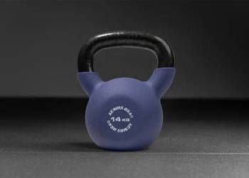 Fitness Kettlebell neoprenowe kolorowe Xenios USA wersja 2.0 14kg