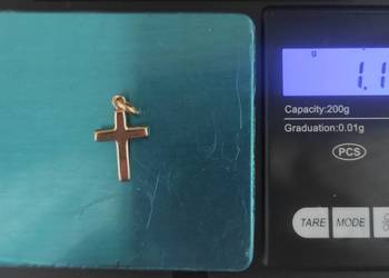 Złoty krzyżyk 14 K, 585