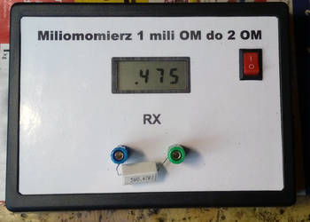 Miliomomierz od 1miloma do 2 om