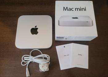 Mac Mini Late 2012, i7 (4/8), 16 GB RAM, 275 GB SSD, Stan Bdb, Zestaw BOX