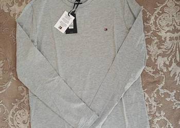 Longsleeve Tommy Hilfiger - najwyższa jakość, szary rozmiar XL