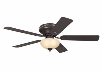 Wentylator sufitowy EVERETT DARK Espresso/Mahoń - 132cm | Salon 15-30m2