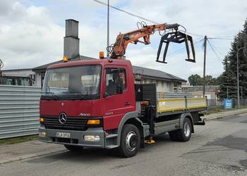 Mercedes ATEGO 1523 1223 HDS Żuraw Dźwig Chwytak Rotator Ważne UDT Stan BDB