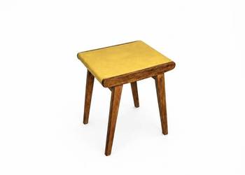 Kultowy taboret patyczak PRL – lata 70. Oryginalny vintage design