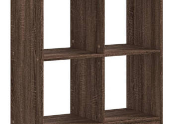 Regał brązowy dąb 685x32x75 cm materiał drewnopochodny WM-852813