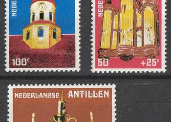 Antyle Holenderskie - 1980 - kościoły - CZYSTE ** Antyle Holenderskie - 1980 - kościoły - CZYSTE **