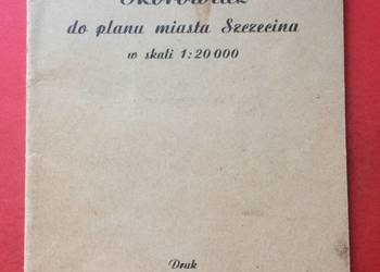 ( 843. ) Skorowidz Do Planu Miasta Szczecina