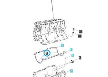 Uszczelka miski olejowej / LS R 41 / LS U 43 / LS U 50 / LS U 60 / EGQ145…