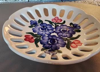 Kultowy Ażurowy Talerz ZF KOŁO | Sygnatura Eksportowa | PRL Vintage