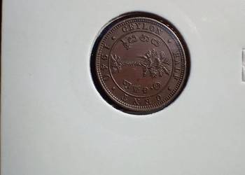 Stare monety 1/2 cent 1940 Cejlon