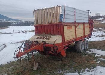 Przyczepa samozbierająca Krone turbo 5000, mocna rama tandem  8t