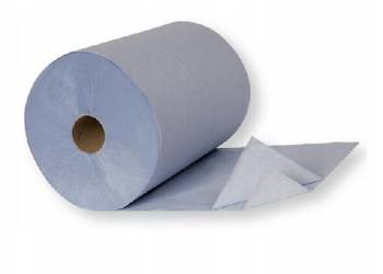 Ręcznik papierowy niebieski rolka 22x36 2warstwy Berner 370487 Ręcznik papierowy niebieski rolka 22x36 2warstwy Berner 370487