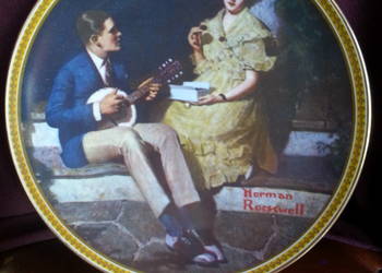 Talerz z limitowanej edycji Norman Rockwell