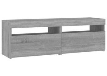 Szafki TV z LED 2 szt. szary dąb sonoma 60x35x40 cm WM-815681