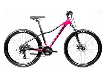 Rower MTB Storm Shark Lady 1.0, róż-czarny matt,15"(Obornicka 337, Poznań)