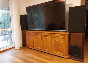 Piękna Komoda Dębowa duża 4 drzwiowa