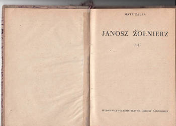 (01063)( JANOSZ ŻOŁNIERZ – MATE ZALKA