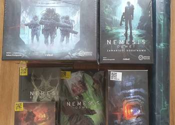 Nemesis odwet (Retaliation), zestaw, plastikowe figurki, mata, dodatki