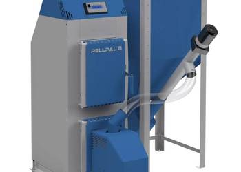 Piec na pellet PELLPAL 8kW wersja z zbiornikiem obok