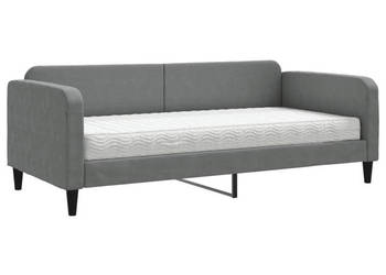 Sofa z materacem ciemnoszara tkanina 90x190 cm WM-3196809