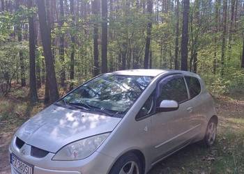 Mitsubishi Colt 1.3, benzyna z 2007roku. Srebrny metalik na alufelgach