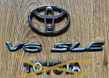 ORYGINALNE OE Toyota emblemat logo V6 SLE Solara