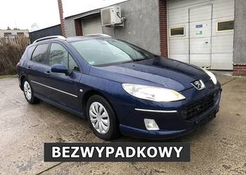 Peugeot 407 XENON 2.0d 136 KM Panorama Półskóry Oryginalny Lakier z Niemiec