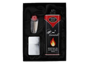 Zestaw Zapalniczka Benzynowa + Knot i Kamienie + Benzyna do Zapalniczek