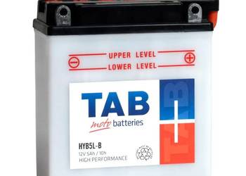 Akumulator motocyklowy 12V 5Ah 55A TAB YB5L-B (HYB5L-B)  P+