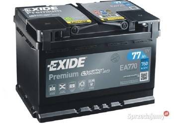 Akumulator Exide Premium 77Ah 760A Starogard Gd 784x955x807