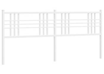 Metalowe wezgłowie białe 193 cm WM-376410