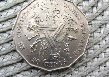 Australia 50 Cent 1982r - XII Igrzyska Wspólnoty Narodów