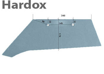 Lemiesz HARDOX 27230402/L SSP-GMHH części do pługa RABEWERK