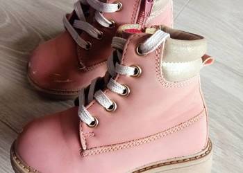 Buty trekkingowe trzewiki dziecięce różowe 24