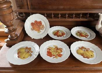 Talerzyk Hutschenreuther. Germany.  Form Dresden. Z owocami.