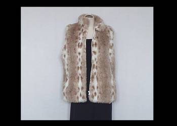 Kamizelka Bezrękawnik Sztuczne Futro Futerko