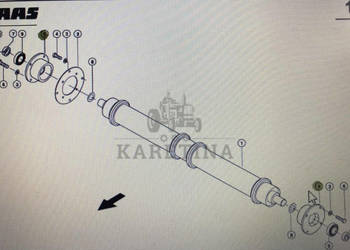 CLAAS 00 0767 575 0/Claas Lexion komplet łoźysk/Claas Lexion 580 670-640 7…