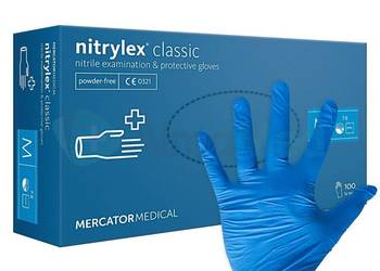 Rękawice nitrylowe Mercator S-XL