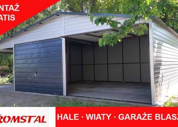 Garaż Blaszany| 9x6 | Garaże Blaszane | Wiata - Konstrukcja – ROMSTAL*