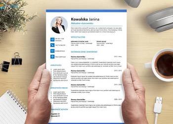 Napiszę CV, list motywacyjny po polsku, angielsku