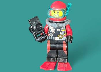 Lego City Płetwonurek Fotograf CTY0558