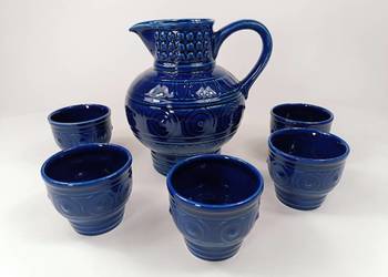 Ceramiczny zestaw do napojów, vintage