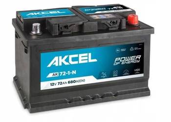 Akumulator Samochodowy AKCEL 12V 72Ah 680A (EN)