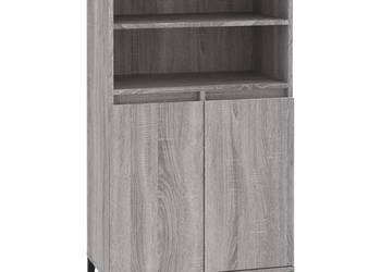 Wysoka szafka szary dąb sonoma 60x36x110 cm WM-821234