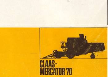 Claas Mercator 70 75 instrukcja obsługi kombajn PL