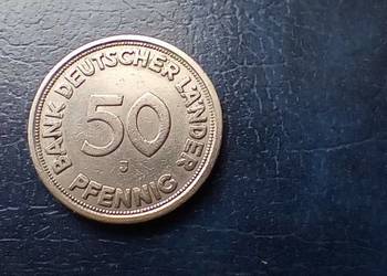Stare monety 50 fenig 1949 J Niemcy